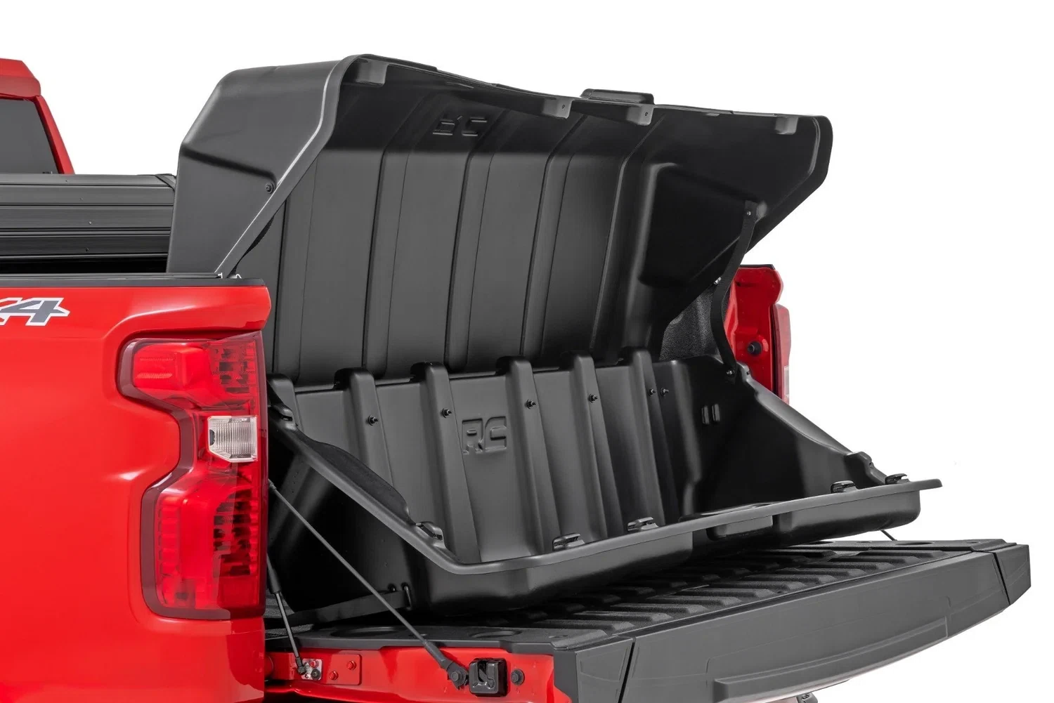 Rough Country Truck Bed Cargo Storage Box - Lid & Box - Easy Access - Full Size 56_ - 10208